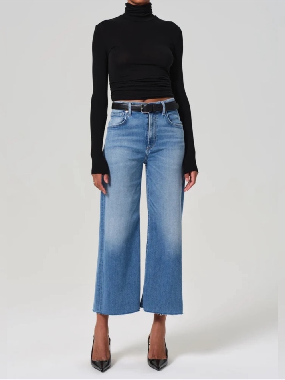 NWOT Citizens of Humanity Lyra Wide Leg Crop
